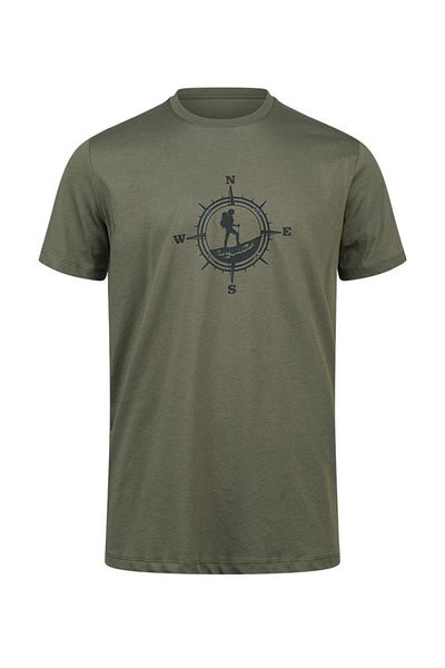 2AS Tricou pentru bărbați cu decolteu cu imprimeu Alex