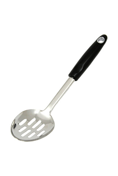 Chef Craft Stainless Steel Slotted Spoon Silver and Black 12inch