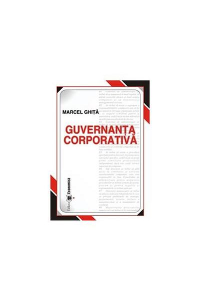 Editura Economica Corporate Governance, Marcel Ghita
