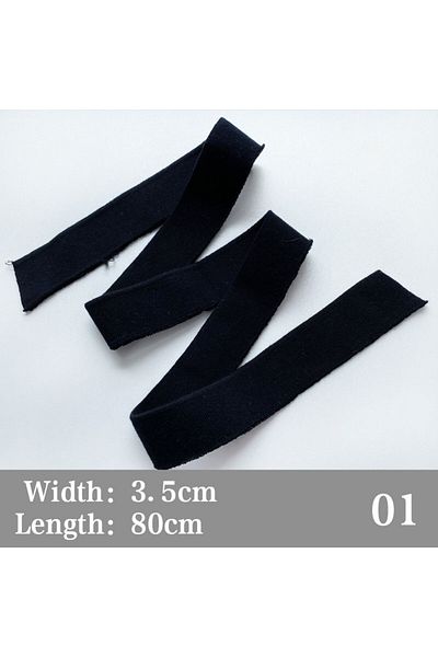 Choice One Size 01 High Stretch Knitted Rib Cotton Fabric T-shirt Neckline Elastic Collar Cuffs Trim DIY Cr