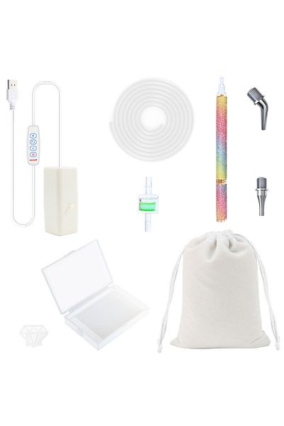Choice White Vacuum Pen Electric Diamond Suction Tool USB Powered Diamond Painting Suction Device Portable