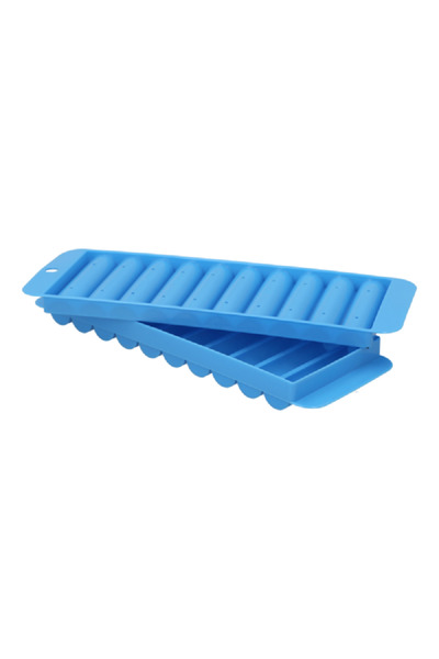 Chef Craft Solid Plastic 10-Sticks Sport Bottle Ice Cube Tray Blue
