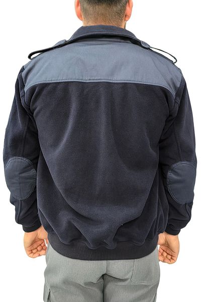 Uniprom Men's Fleece Jacket Full Zipper 7 Pockets Black S-Gard Model