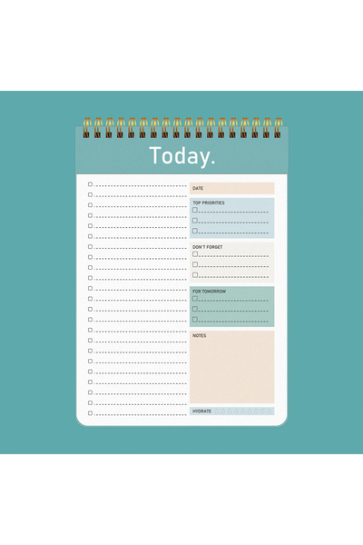 choice2 دفتر ملاحظات لقائمة المهام - 104 صفحة مزدوجة الجوانب 52 ورقة دفتر ملا...