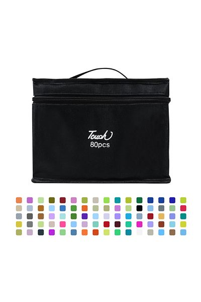 Choice 80 Colors 24-168 Colors Oily Art Marker Pen Set for Draw Double Headed Sketching Oily Tip Based Mark