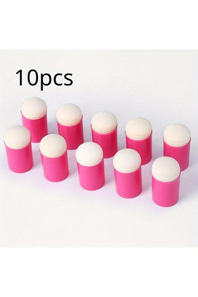 Choice 10pcs 10pcs Craft Finger Sponge Daubers Drawing Project Finger Painting Sponge Set for Card Making,