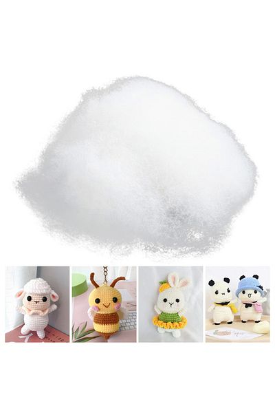 Choice M 200G 50G/200G Stuffing Cotton DIY Polyester Stuffing Material For Clothing Pillow Quilt Handcraft