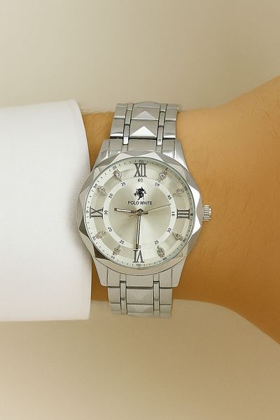 PW POLO WHITE Men's Wristwatch 010206