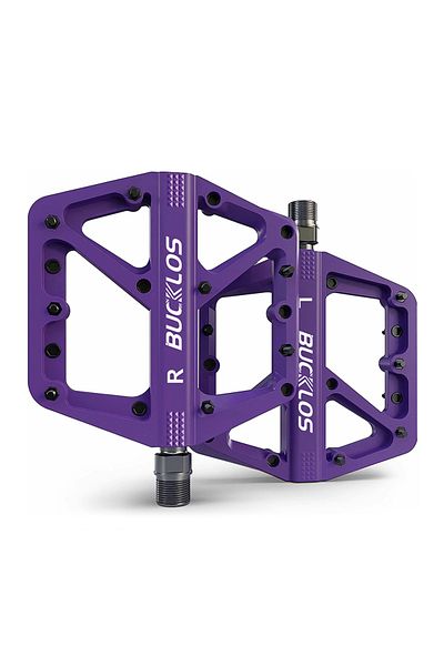 BUCKLOS M2-PURPLE BUCKLOS Nylon Bicycle Pedal Sealed Bearing Road Mountain Bike Pedal Waterproof Widen MTB P