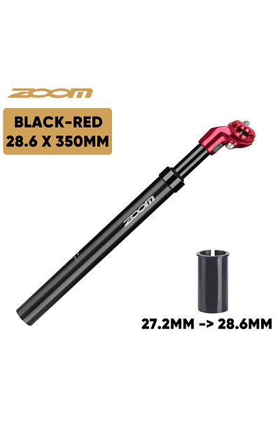 Choice Red 27.2 to 28.6mm ZOOM Bike Suspension Seatpost 27.2/31.6/28.6/30.4/30.8/33.9mm MTB Suspension Seat