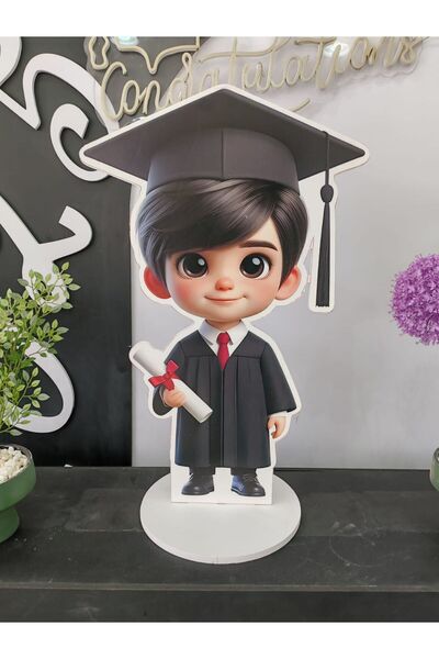 Generica ستاند خشبي لحفلات التخرج الدراسي القياس 60*38 سم