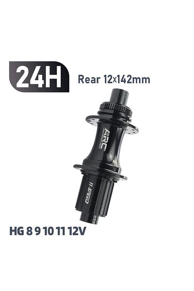 Choice HG Rear 24H ARC Disc Brake Road Hub Front 12x100mm Rear 12x142mm Center Lock Sealed Bearing Hub 4 Pa