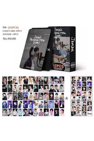 Choice 2 JIMIin stock SOLO PRODUCTION DIARY Fan Collection Card Photo card postcard lomo card