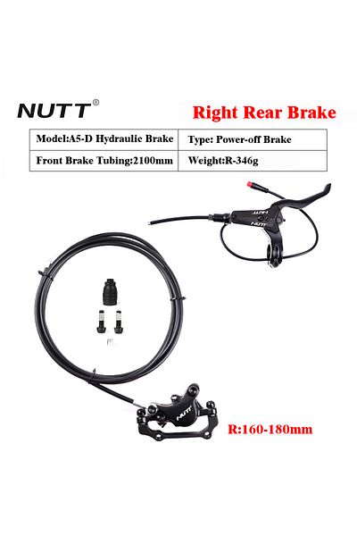 Choice Right Back NUTT A5-D Electric Scooter Hydraulic Brake For Zero 10X Mini KUGOO G1 Booster ES3 Dualtro