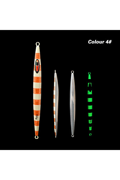 Choice 250 جرام برتقالي TOLU 150 جرام - 500 جرام طُعم صيد سريع الغرق بطعم ورقي ليزري مضيء S