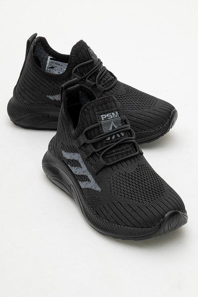 CCWAY AYAKKABI Tricotaj Pantofi Sport Copii 31-35 NEGRU NEGRU