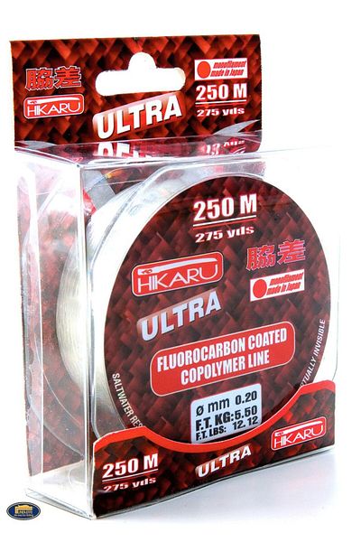 LİNEAEFFE Lineaeffe Hikaru Ultra Floro Carbon 250mt 0.16mm صنع في اليابان