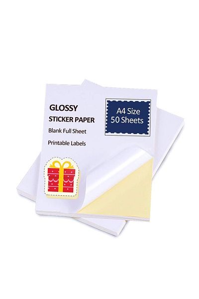 Choice GM 50sheets glossy stickers & A4 self-adhesive paper, printed stickers - self-adhesive stickers, bri