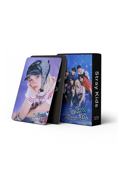 Choice Stray Kids 2025 55 Pcs-set in Stock Stray Kidscards 2025 Season's Greetings Fan Collection Card Sta