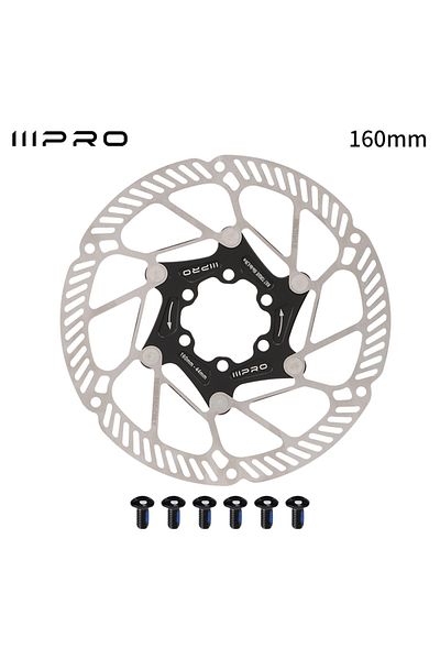 Choice 6 bolt rotor 160mm IIIPRO Ultra-Light Bicycle Brake Rotor 140/160mm Hollow High-Strength Steel Mtb R