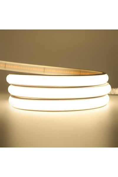 Choice 24V 12m Natural white Waterproof COB LED Strip Light 12V 24V Flexible LED Neon Light 0.5-20M 320LEDs