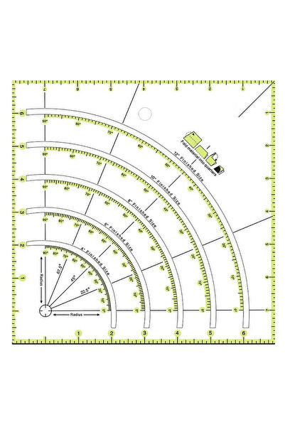 Choice4 مسطرة واحدة مقاس 8x8 بوصة، مصنوعة من أكريليك، متعددة الاستخدامات، للخ...