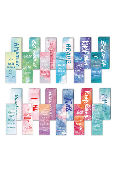 Choice 12 قطعة من العلامات المرجعية الملهمة بألوان مختلطة للنساء والرجال، 12 ...