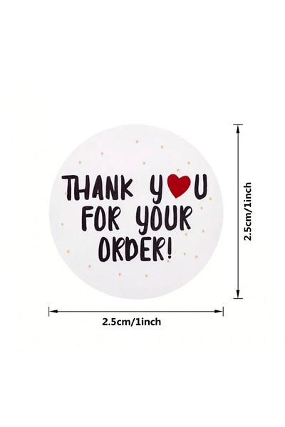 Choice 1roll 500pcs Thank You For Your Oder Sticker DIY Small Business Online Store Shop Packing Shippin...