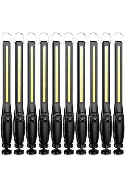 Choice 10PCS 1-10PCS COB LED Flashlight Magnetic Work Light USB Rechargeable Torch Portable Lantern Inspect
