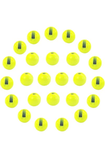 Choice 4.0 مم دقيق أخضر فاتح Eupheng 25 قطعة كرة خرزية مشقوقة لربط الذباب لحو...