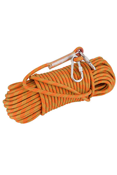 Choice orange 30m Outdoor Rk Climbing Escape Rope 12mm Diameter Safety Surviv...