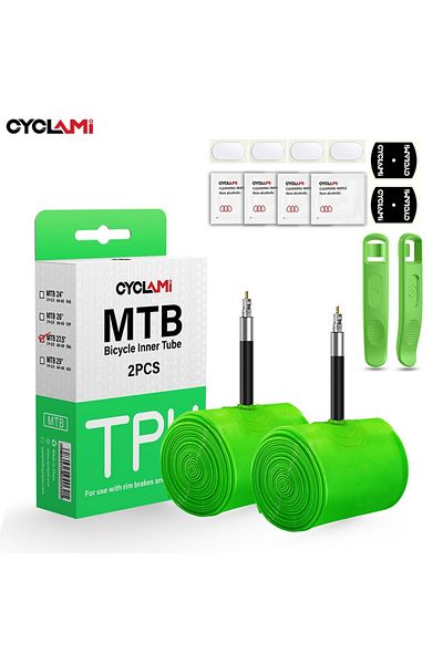 Choice Presta Valve 27.5 45mm 2pcs CYCLAMI Ultralight Bike Inner Tube 26 27.5 29 Inches MTB Bicycle TPU Mat