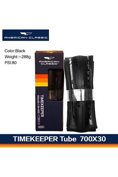 Choice 700X30C-Black-Tube American Classic Timekeeper Bicycle Tire Tube Type/Tubeless 700 x 25C, 700 x 28C,