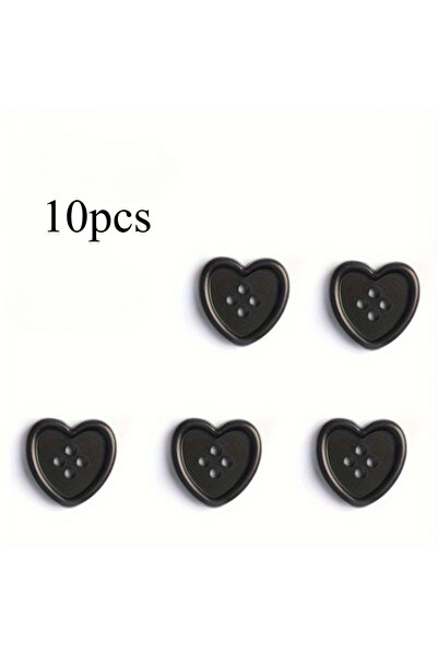 choice2 10pcs Black 10pcs Shank Butt for Needlework Sewing Button for Clothin...