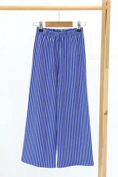 TOFİSA Girl's Saks Striped Trousers - 27306