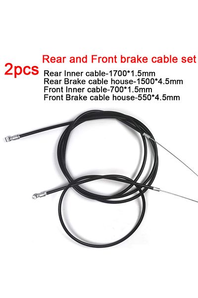 Choice 2pcs set Bicycle Brake Cable House Set MTB Bike Brake Cable Tube Inner Line Wire Cycling Cable Front