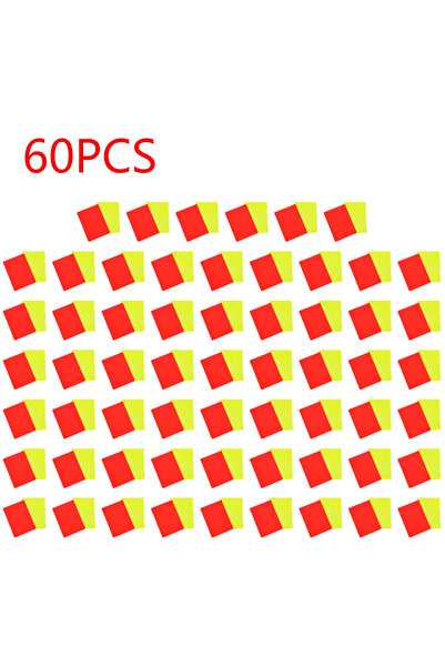 APWIKOGER 60Pairs 100-1Pairs Soccer Referee Cards Red Card and Yellow Card Fo...