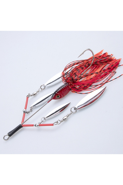 Choice 23 جرام 145 مم 02 23 جرام طُعم دوار رأس طُعم صيد من السيليكون مع تنورة...