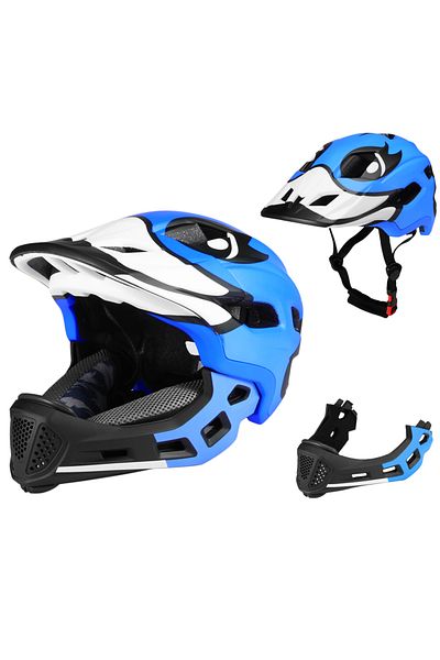 Choice As picture Lixada Kids Detachable Full Face Bike helmet Children's Sports Child Cycling mtb Motorcyc