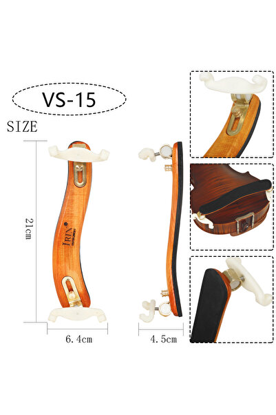 Choice1 VS-15 IRIN Violin Shoulder Rest Fiddle Shoulder Pad Chinrest 3/4 4/4 ...