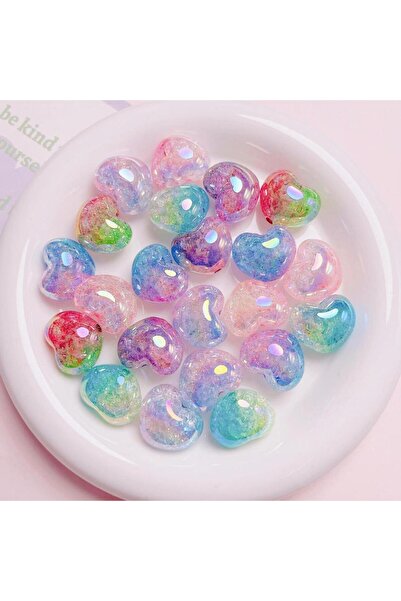 Choice 10 قطع من الخرز الأكريليكي السائب ذو الفتحة المستقيمة المتدرجة بأنماط ...