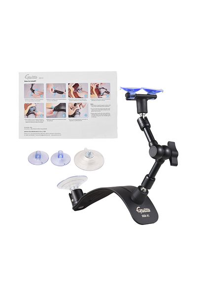 Choice Package GGR-01 Guitar Support Rest Leg Bracket Suction Cup Mount Aluminum Professional Guitar Leg St