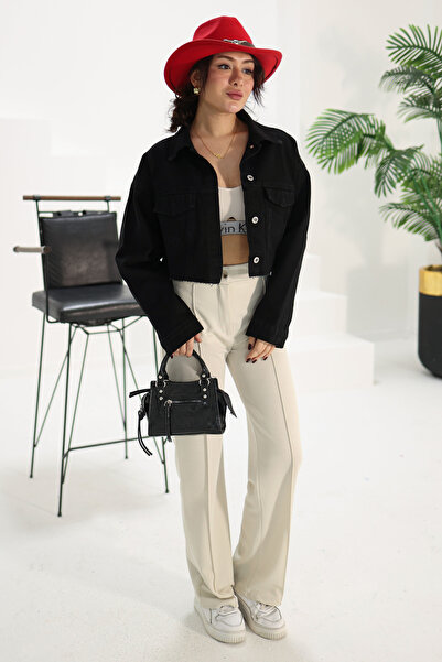 TOFİSA Κρέμα αθλητικών παντελονιών με λεπτομέρεια ρίγες - 27084