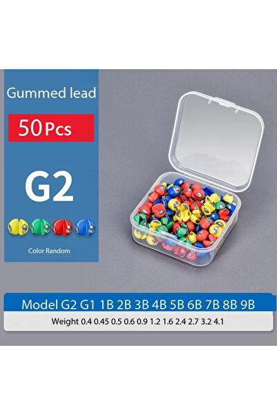 Choice مجموعة 50 قطعة من ثقل الرصاص سريع الفتح لصيد الأسماك G2، وأوزان عض دائ...