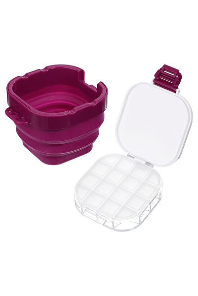 choice2 Red 16 Wells Airtight Paint Palette, Palette Box with Lid Paint Saver...