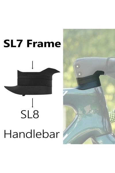 Choice 4 قطع من النايلون لمقود الدراجة SL8، ملحقات محولات مقود الدراجة الأصلية SL7