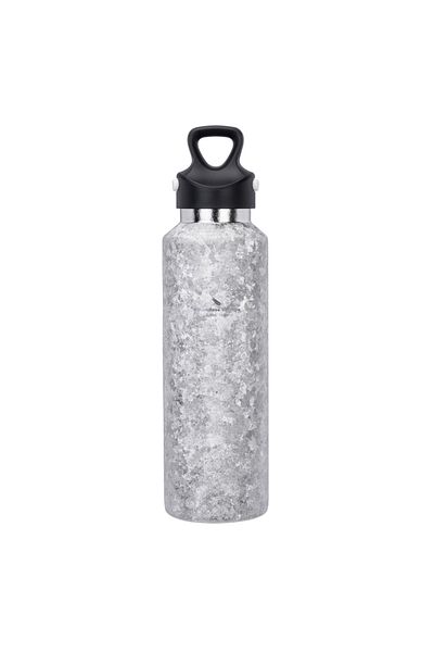 Choice Ti3258D 600ml Silver Boundless Voyage Titanium Insulated Water Bottle Double-Walled Vacuum Cup Light