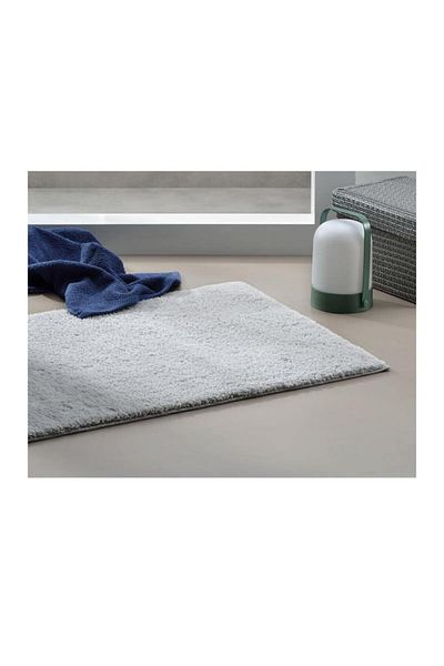 Kela Covoraș de baie Maja 100% poliester albastru îngheț 65.0x55.0x1.5cm