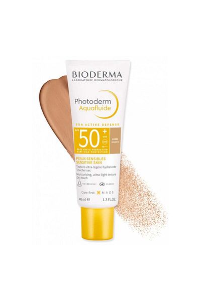 Bioderma Light cream with SPF50+ Aquafluide Doree Photoderm Bioderma, 40 ml