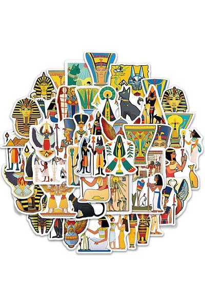 Choice 50PCS 50PCS Ancient Egyptian Graffiti Stickers Personalized Account Materials Phone Cases Laptop Sui